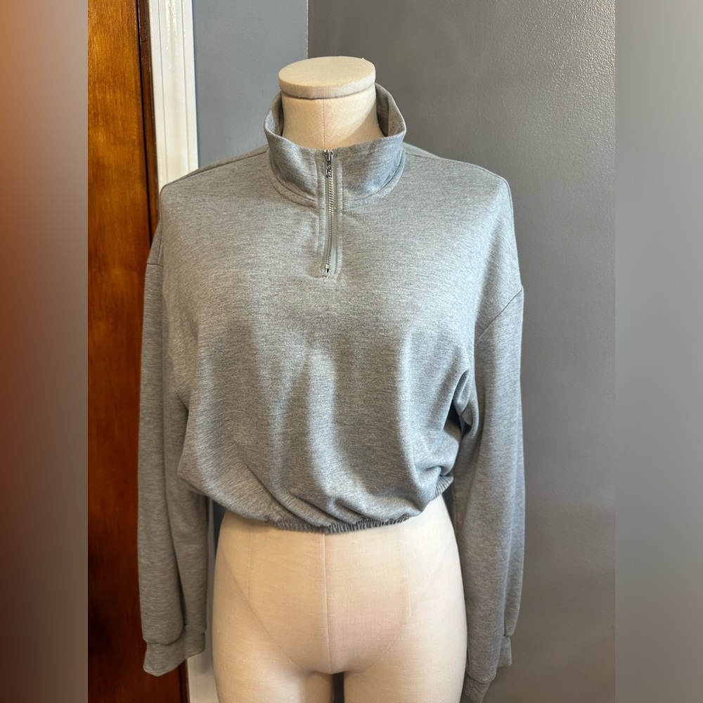 Crop Half Zip